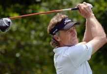 Watch Bernard Langer Scramble on No. 18 to Win