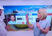 Watch Lee Westwood Ruthlessly Leave Interviewer Hanging on a High Five