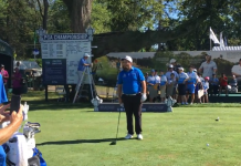 Beef Yells ‘Make Some Noise Up in Here’ to the Crowd Watching Long Drive Competition