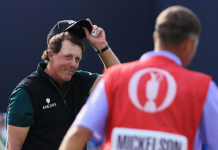 Mickelson Shoots 63, Leads British Open By 3 Strokes