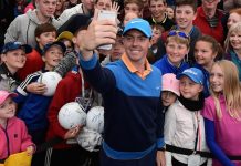 Where Older Guy Crashes Kids Autograph Zone at Royal Troon