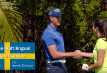 Watch Henrik Stenson Give Golf Lessons to an American Speaking Only in Swedish