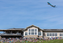 The Boeing Classic Tournament Actually Had a 747 Airplane Flyover to Start Round One