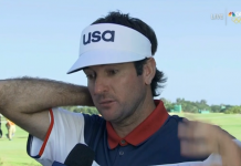 Bubba Blames Mud For His Amazing Flubbed Putt at Olympics
