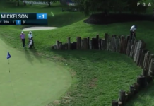 Phil Mickelson Always Finds a Way, Gets Up and Down From Behind a Wall