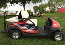 Steve Stricker’s Personalized Ryder Cup Golf Cart is American as it Gets