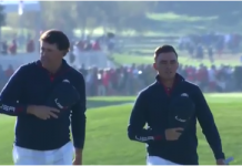 Ryder Cup Fans Break Out The National Anthem During Matches