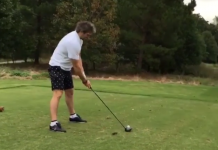 NHL Star Alex Ovechkin Pulls a ‘Patrick Reed’ After Hitting His Tee Shot