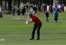 ICYMI: Brett Drewitt With Some Serious Spin For an Eagle at the Safeway Open