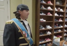 Pat Perez Shows Off His Jordan Sneakers Dressed As Napoleon