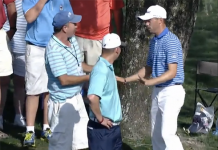 Throwback: Thomas Hits Driver Off Deck, Nails Fan, Chips In For Birdie
