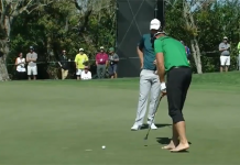 Watch Henrik Stenson’s Barefoot Triple Bogey