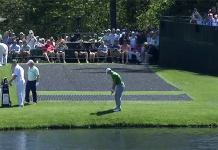 Watch: Jordan Spieth Skip Ball Across The Pond On 16