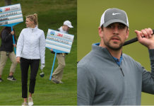 Aaron Rodgers Ends Golf Retirement To Play With Kelly Rohrbach