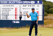 Harrington Shares Lead at Scottish Open