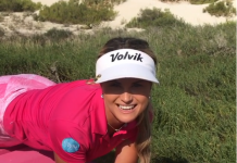 Rory McIlroy, Carly Booth Plank For Gary Player Carly Booth