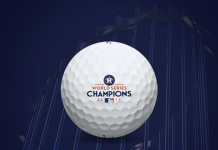 Houston Astros, Titleist: Two Winning Brands Houston Astros-Titleist collectors golf balls