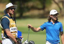 4 Gold Rolex Series Bibs in Nedbank Golf Challenge Field Tommy Fleetwod