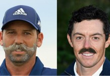 Euro Golf Stars Get Mustached For #Movember SergioGarcia and Rory McIlroy Mustached