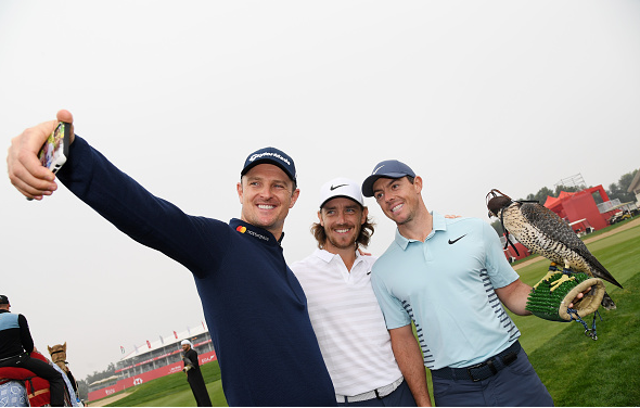 Justin Rose Tommy Fleetwood Rory McIlroy