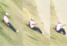 Grayson Murray Takes Shortcut Into Massive Bunker Grayson Murray 16th Hole TPC Stadium