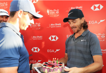 Rory Surprises Fleetwood with Birthday Cake Rory McIlroy Tommy Fleetwood Birthday Cake