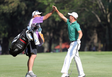 Justin Thomas Holes Out For Eagle To Shoot 64
