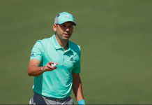 Sergio Garcia Cards 13 on the Par-5 15th Hole
