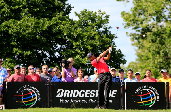 Tiger Woods 2013 World Golf Championships-Bridgestone Invitational at Firestone Country Club South Course