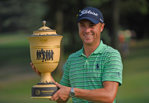 Thomas Cruises to Blowout Win at WGC-Bridgestone Finale Justin Thomas Wins 2018 WGC-Bridgestone Invitational