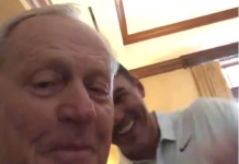 Brooks Koepka Video Bombs Jack Nicklaus Jack Nicklaus and Brooks Koepka