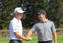 Social: JT (Sans Polo Logo) Greets Rory at Kapalua Justin Thomas and Rory McIlroy