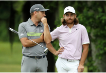 Top Shot: Tommy Fleetwood Closes Round-1 With Chip-in Sergio Garcia and Tommy Fleetwood