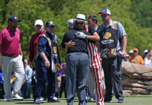 Kid Rock Wants to Celebrate Tee Shot With Cold Beer Kid Rock and Lee Trevino