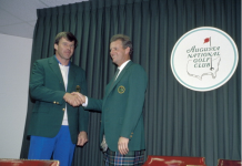 30 Years Ago: Faldo Became First Englishman to Win the Masters Nick Faldo Sandy Lyle Masters