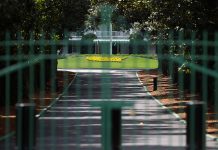 2020 Masters To Be Contested Without Patrons; Players Saddened, Stunned Augusta National Golf Club - Gates Locked Magnolia Lane
