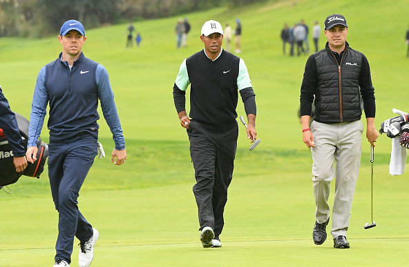 Rory McIlroy, Tiger Woods, and Justin Thomas Genesis Open