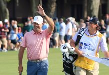 Stewart Cink Maintains 5-Shot Lead, Inches Closer to Third Heritage Victory Stewart Cink and Reagan Cink