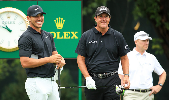 Brooks Koepka and Phil Mickelson