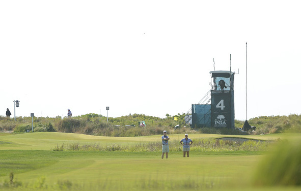 TV Tower 4th Hole Day 2 Practice ahead of the 2021 PGA Championship at Kiawah Island Resort’s Ocean Course 