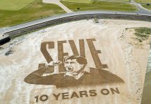 Sands of Time: Stunning Tribute to Seve Ballesteros at St Andrews West Sands Seve Ballesteros on St Andrews West Sands