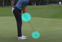 Watch Jordan Spieth’s Sly Body English Move to Guide His Titleist