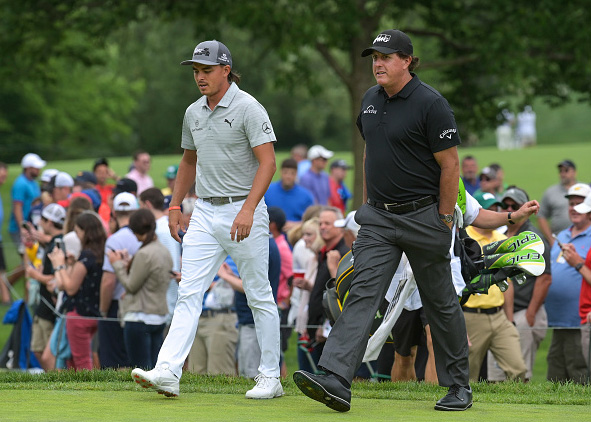 Rickie Fowler and Phil Mickelson