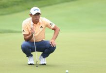 Collin Morikawa Leads The Memorial After a Rainy Round One Collin Morikawa