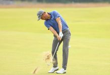 Watch: Justin Thomas Almost Hits Dad With Approach Shot Justin Thomas Scottish Open