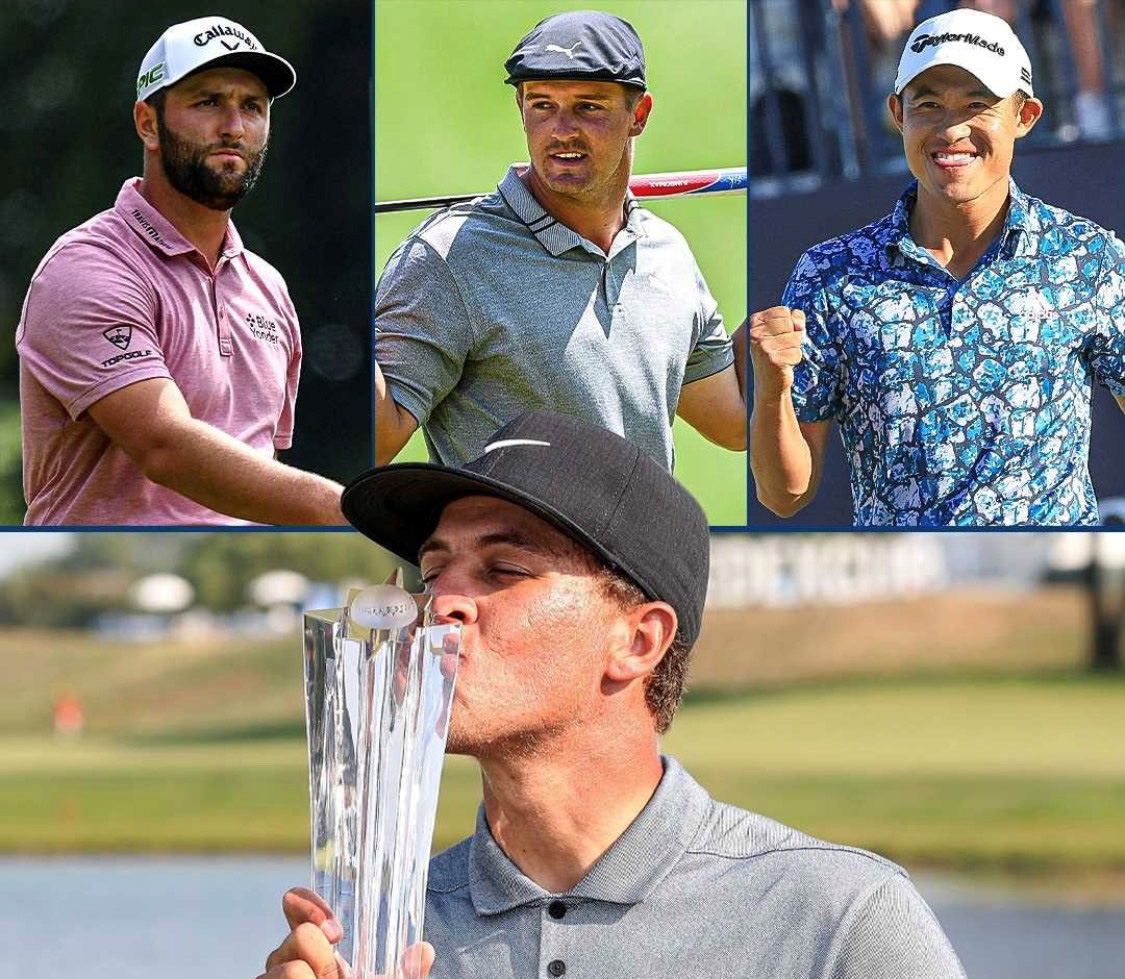Jon Rahm, Bryson DeChambeau, Collin Morikawa, and Cameron Champ Jon Rahm, Bryson DeChambeau, Collin Morikawa, and Cameron Champ