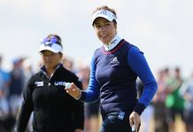 Georgia Hall Shares Halftime Lead at AIG Women’s Open Georgia Hall Leads AIG Women's Open