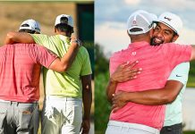 Bookend Photos: From a Shoulder in Defeat to a Hug For Victory