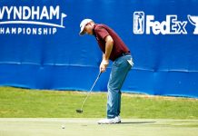 Russell Henley Leads in Greensboro After Weather-Delayed Day One Russell Henley Leads Wyndham Championship Day One