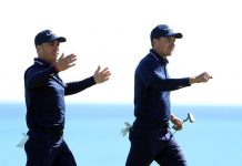 Ryder Cup Day 2: USA Goes Up 9-3 After Morning Foursomes Justin Thomas and Jordan Spieth 43rd Ryder Cup